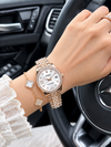 Roleex women Date Only Rosegold White