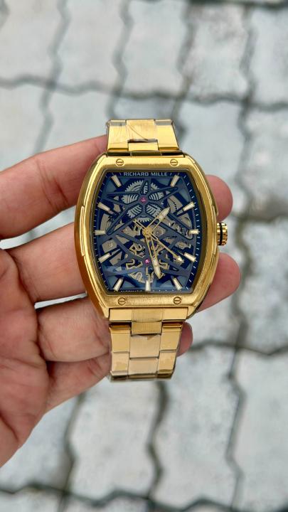 Richarr_d mille skeleton  automatic movement premium stainless steel