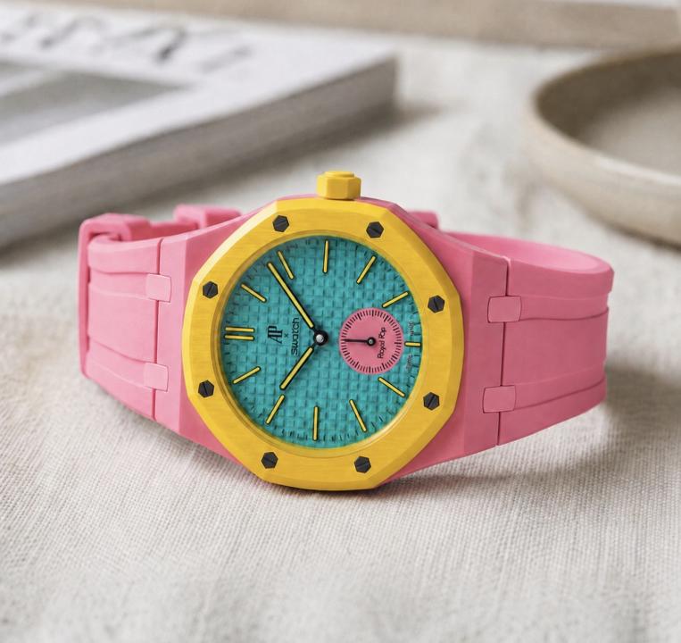 Audemars l Piguet With Belt Heavy Quality Ap Pink