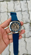 Fossii_l Everett  Automatic movement skeleton dial premium silicone strap