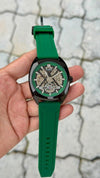 Fossii_l Everett  Automatic movement skeleton dial premium silicone strap