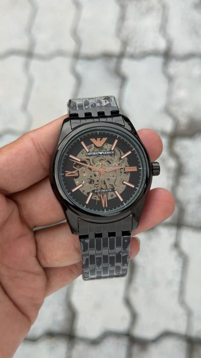 ARMANN_I AR60091 skeleton  Automatic movement skeleton dial premium stainless steel strap