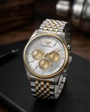 Emporio Armaan_i AR11581 Chronograph 2Ton-Gold-White