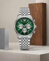 Emporio Armaan_i AR11581 Chronograph Silver-Green