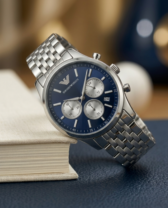 Emporio Armaan_i AR11581 Chronograph Silver-Blue