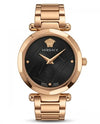 Versace_e heritage rose gold black dail