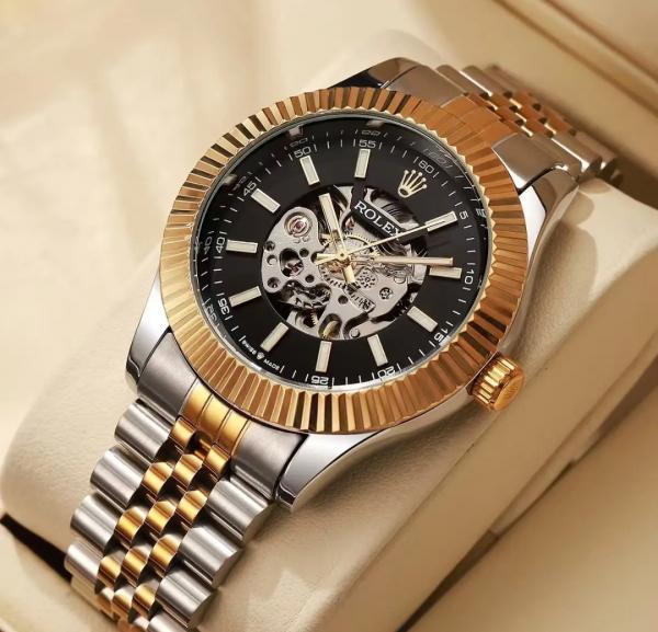 Rolee_x Automatic Rose Gold_Black