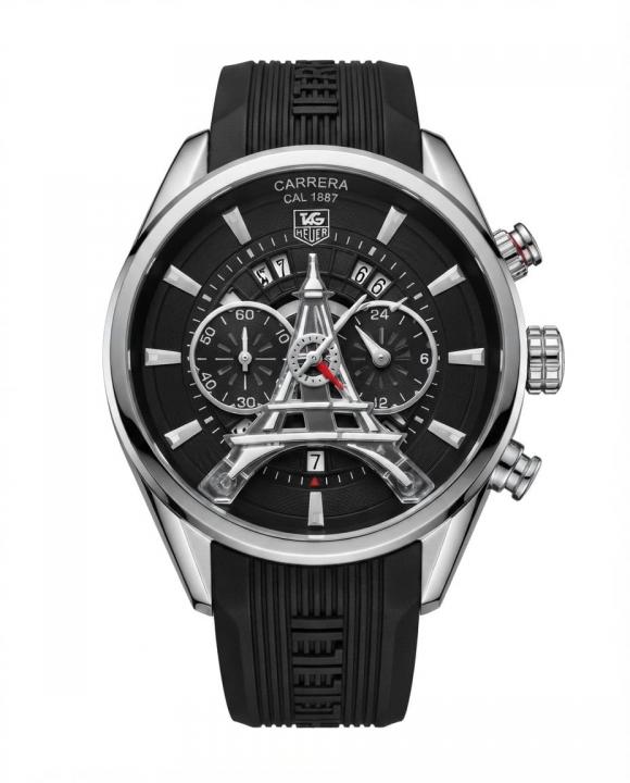 Tagg heuee_r Carrerr_a CAL 1887 silver black dail
