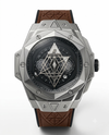 Hublot Big Bang Unico spider silver Braun