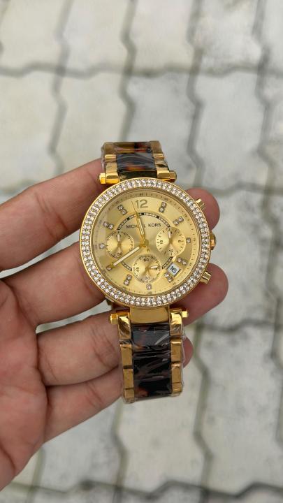 Michaee_l Kors Parker MK5688  quart movement all  krono working best quality   premium belt best quality