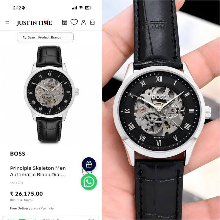 Boss Principal Skeleton Auto Watch