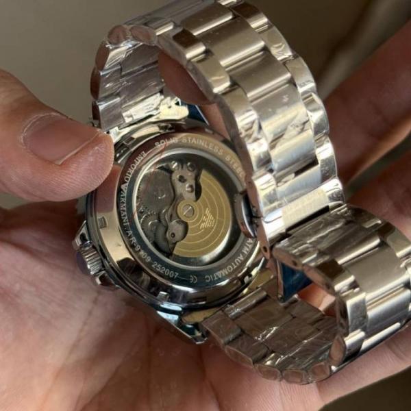 Emporio Arma Automatic Silver Green (Open back)