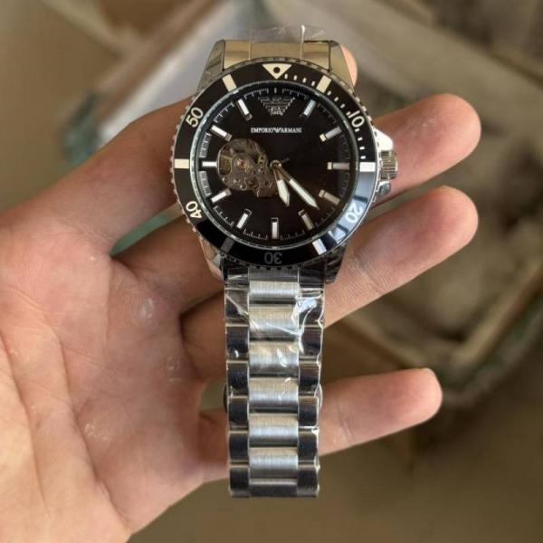 Emporio Arma Automatic Silver Black (Open back)