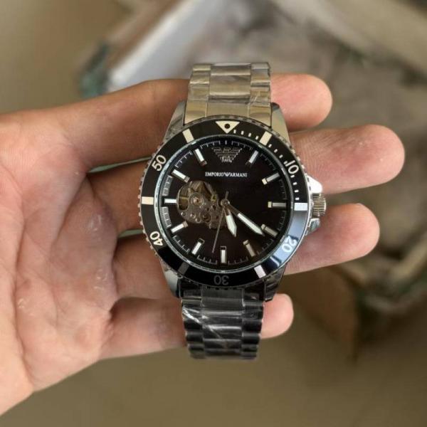 Emporio Arma Automatic Silver Black (Open back)