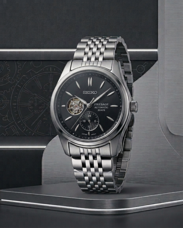 Seiko presage SPB471 Automatic silver Black