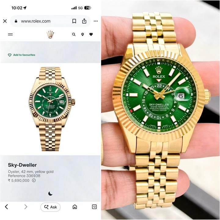 Rolee_x Sky Dweller Japan