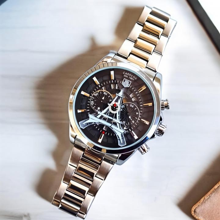 Tag Heuee_r Carrera Paris EiffelTower Silver-Black