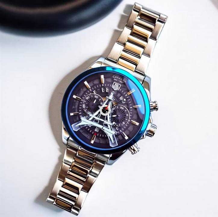 Tag Heuee_r Carrera Paris EiffelTower Silver-Blue
