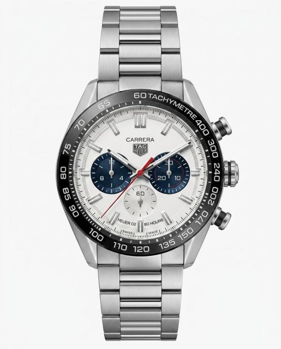 Tag_g heuuerCarrera Sport Chronograph 44mm silver white
