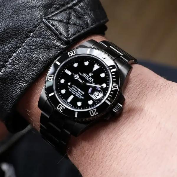 Roleex Oyster Perpetual Submarine Date Full Black