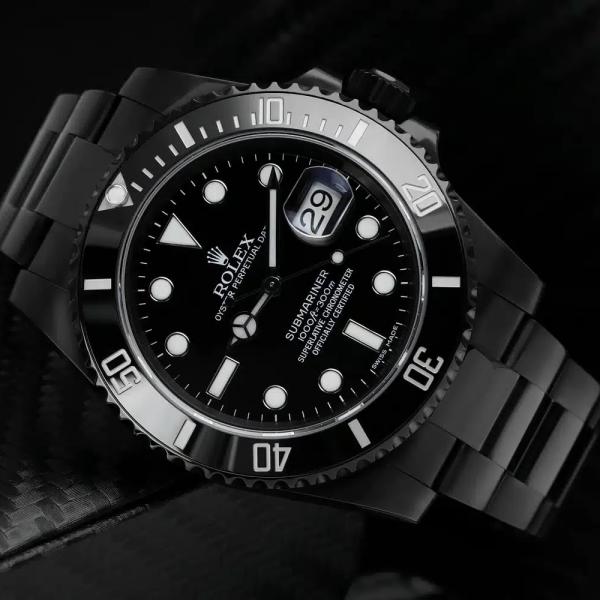 Roleex Oyster Perpetual Submarine Date Full Black