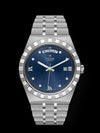 Tudor Royal Automatic silver blue dimond