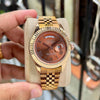 Seikk_o Oyster Perpetual Day Date 40 Battery Copper-Brown