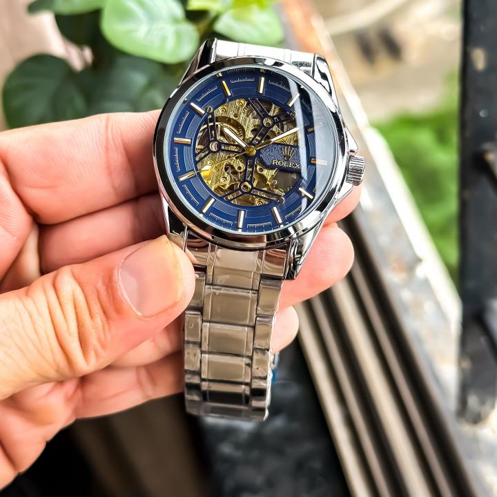 Rolee_x Automatic Silver Blue