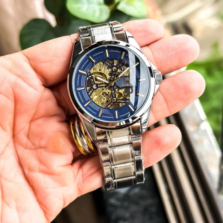 Rolee_x Automatic Silver Blue