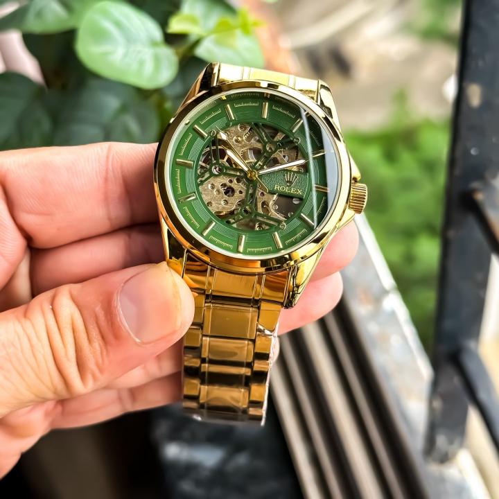Rolee_x Automatic Gold Green