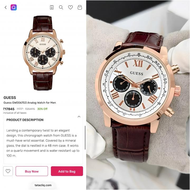 Guess Hendrix Brown Leather