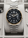 Seiko Gmt Master  Gold Black Dial