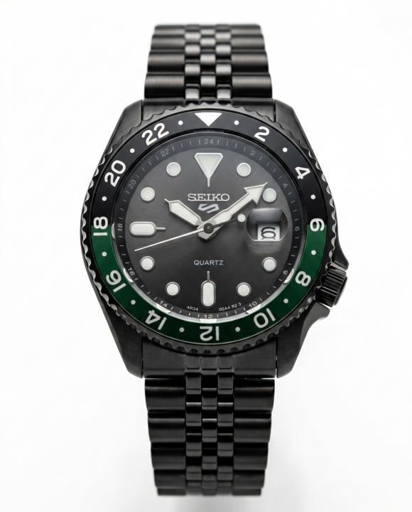 Seiko Gmt Master Green black dail