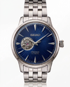 Seiko Presage silver Blue Dial