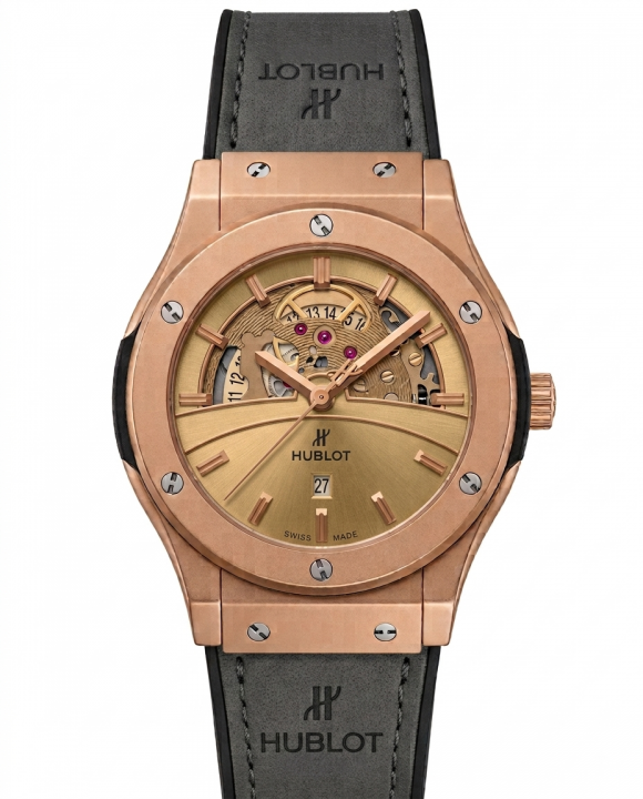 Hublot Big Bang Tourbillon Gray Leather