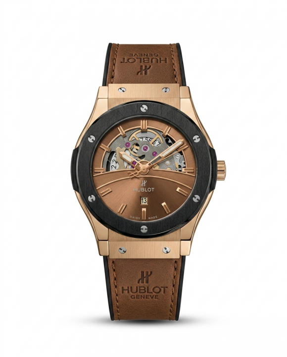 Hublot Big Bang Tourbillon Dark Brown Leather