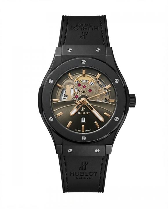 Hublot Big Bang Tourbillon Full Black Leather