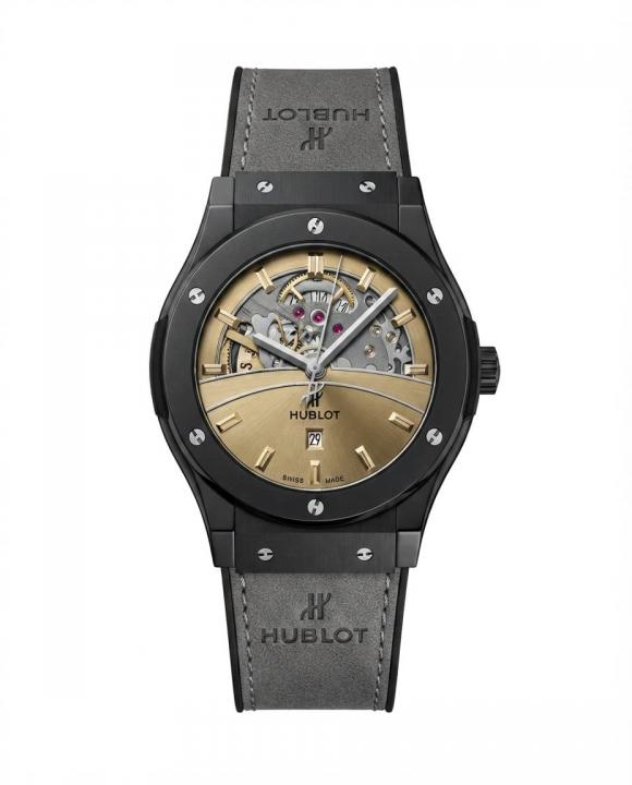 Hublot Big Bang Tourbillon Gray Leather