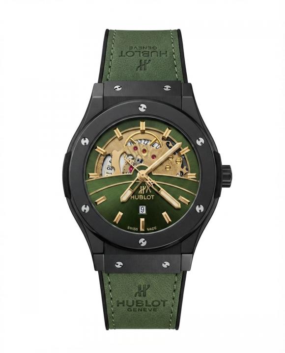 Hublot Big Bang Tourbillon Green Leather