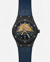 Hublot Big Bang Tourbillon Blue Leather