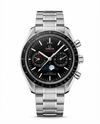Omeg Speed Master CO_Axial Crono Meter Silver Black Dial