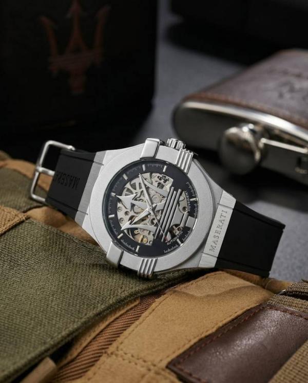 Maserat_i Potenza Skeleton black silver