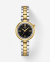 Tissoo_t Desir Two Tone Gold Black Dail