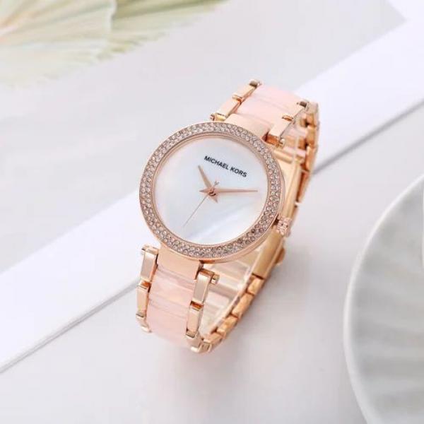 Michael_l Kors  Parker Pave Pink-White