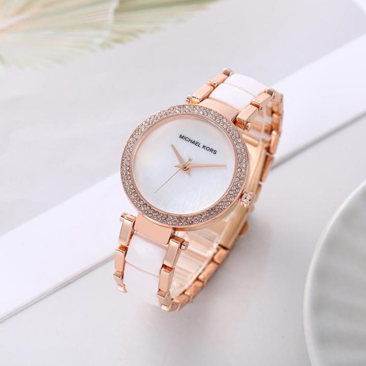 Michael_l Kors  Parker Pave White