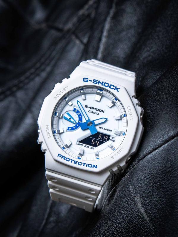 Casio G- Shock GA-2100HDS-7A white