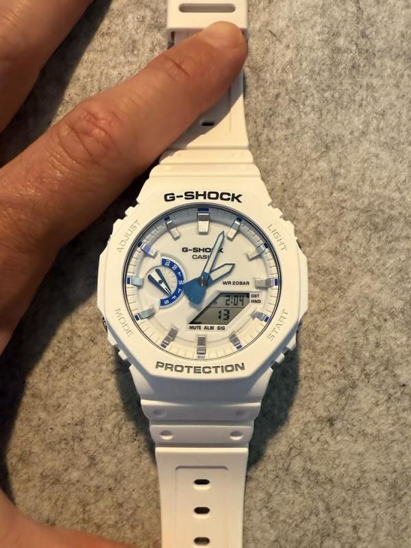 Casio G- Shock GA-2100HDS-7A white