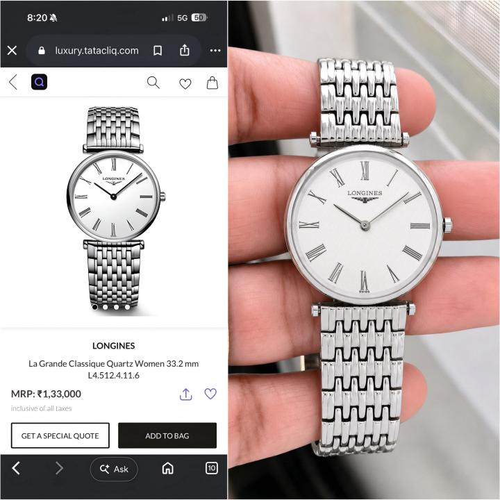 Longinee_s La Grande Classic Japan Watch For Her