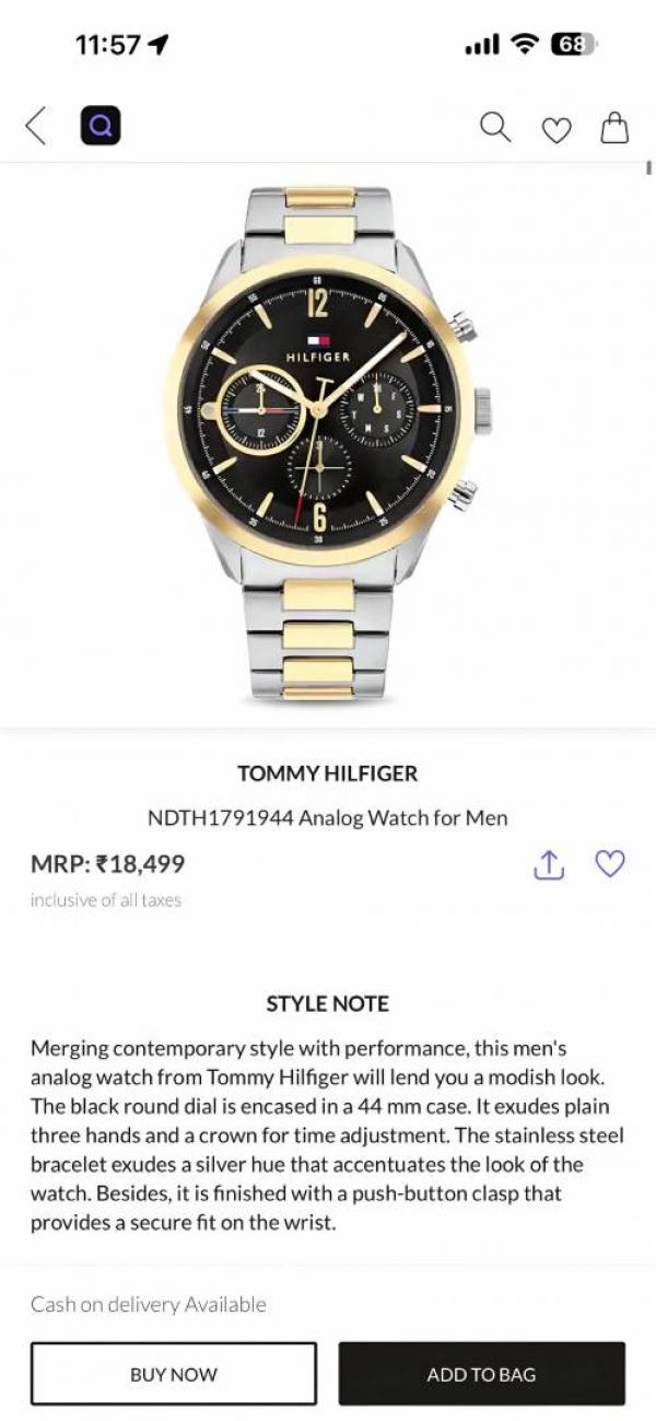 Tommy Evan 2 ton gold black