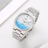 Tissoo_t 1853 Prx Silver-White & SkyBlue